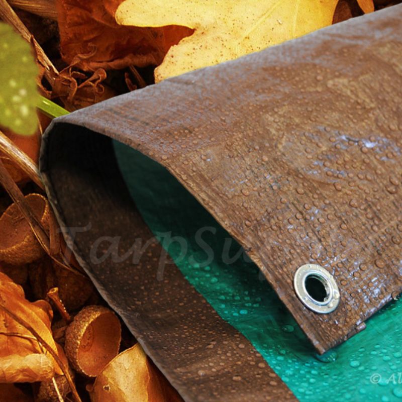 67% OFF DISCOUNT on Brown Green Heavy Duty Poly Tarps