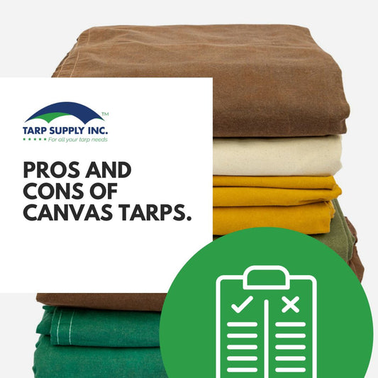 Pros and Cons of Canvas Tarps