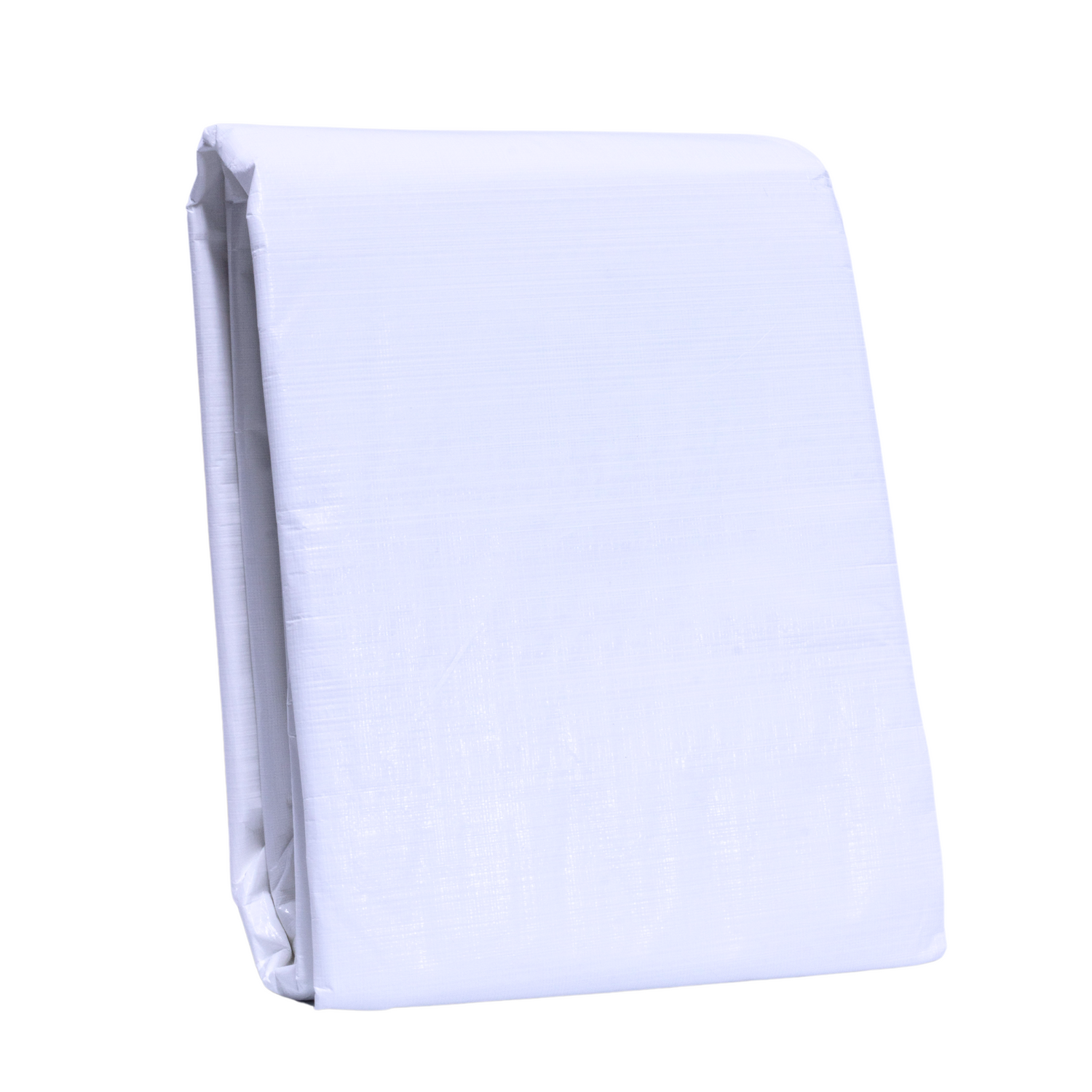 8' x 10' Heavy Duty White Poly Tarp