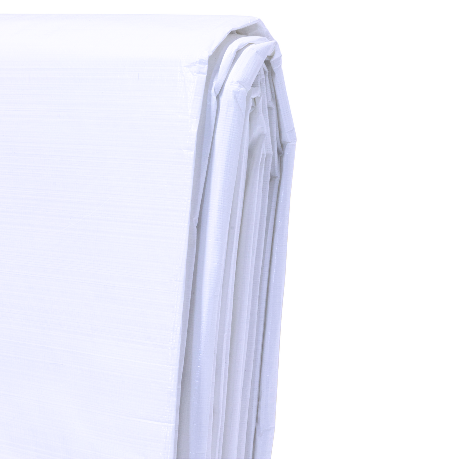 10'x10' Heavy Duty White Poly Tarp