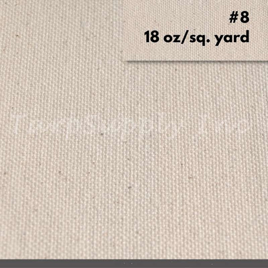 Natural Duck Canvas - 11.5 oz - 25 Yard Roll - Ideal for Artist Canvas