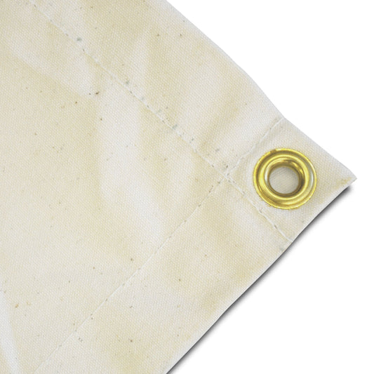White Waterproof Canvas Tarps, Breathable
