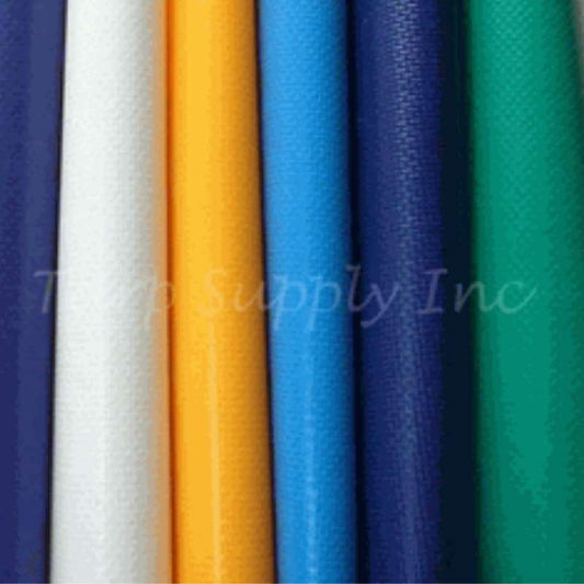 18 oz PVC-Coated Polyester Fabric (14x14, 1000D, Antimildew (White